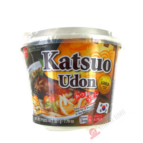 Noodle soup Katsuo udon Bonito cup WANG 221g Korea