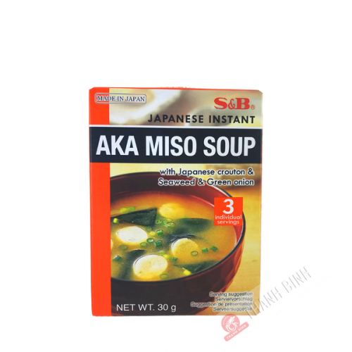 Súp miso ăn liền hay còn gọi là dark S&B 30g Nhật Bản