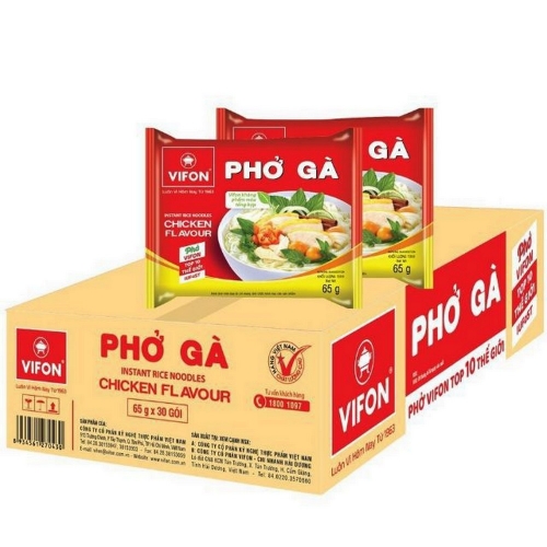 Soupe pho poulet VIFON carton 30x60g Vietnam