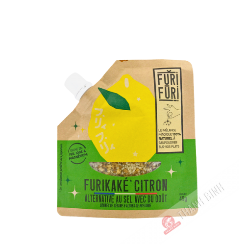 Condimento di riso Furikake limone FURI 45g Francia