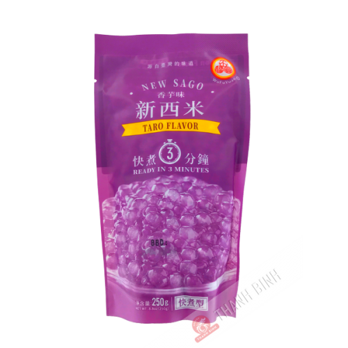 Tapioca ball for bubble tea Taro NEW SAGO 250g China