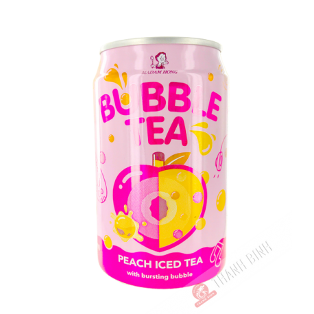 Thé bubble tea thé pêche 320ml Taiwan