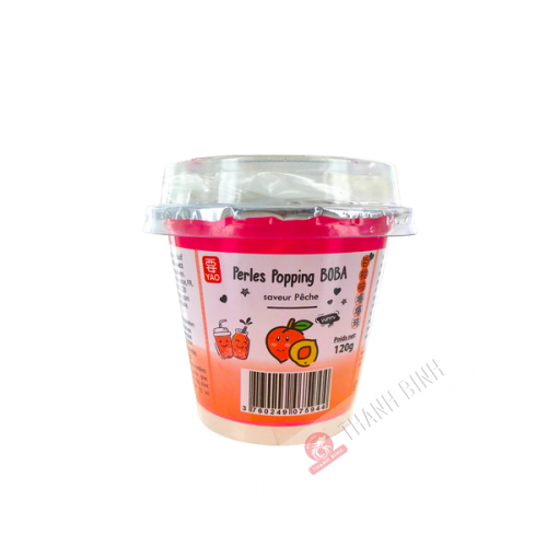 Melocotón BOBA Popping Pearl para té de burbujas 120g China