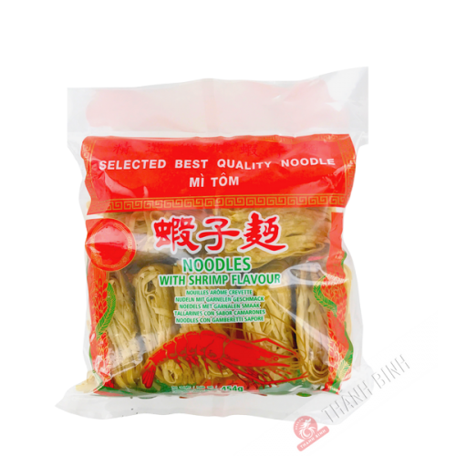 Fine shrimp flavored noodles 454G China