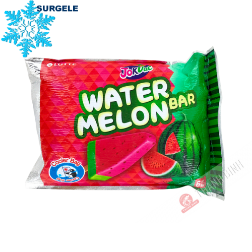 JOKVAC LOTTE Watermelon Flavored Ice Cream 6px90ml Korea - FROZEN