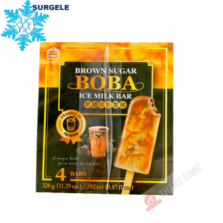 Glace Buble tea sucre brun 4 bâton IMEI 320g Taiwan - SURGELES