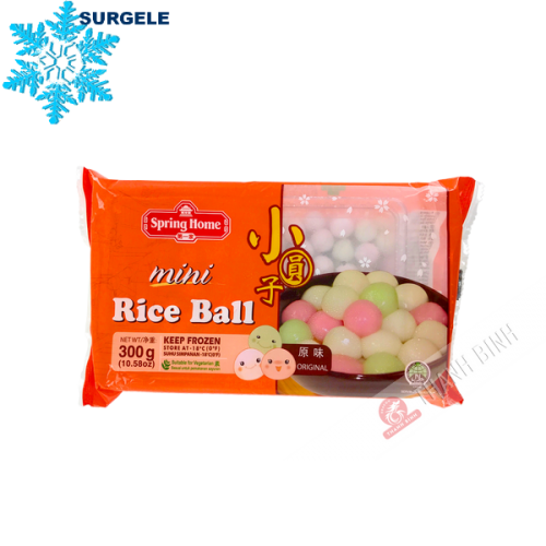 Dessert riz gluant mini boulette nature SPRING HOME 300g Singapour - SURGELES