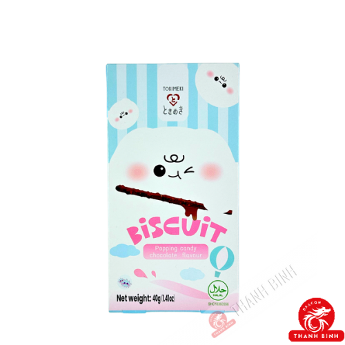 Biscotto in stick caramelle scoppiettanti al cioccolato TOKIMEKI 40g Cina