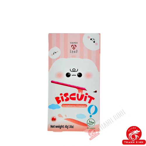 TOKIMEKI strawberry biscuit stick 40g China