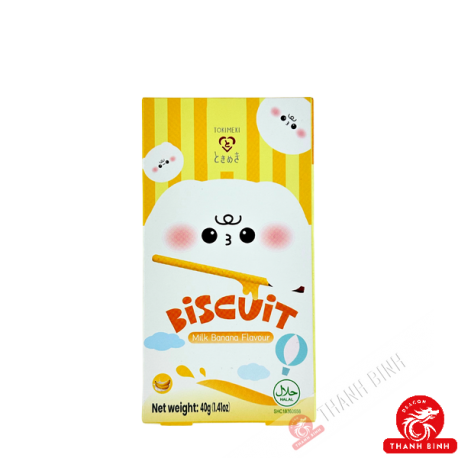 Biscuit stick lait banane TOKIMEKI 40g Chine