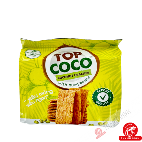 Cracker coco haricot mungo TOP COCO 150g Vietnam - Banh dua nuong dau xanh