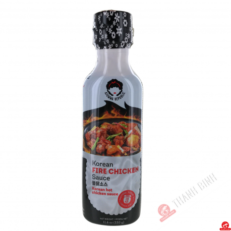 Sauce coréenne épicée pour poulet - 330g - AJUMMA REPUBLIC