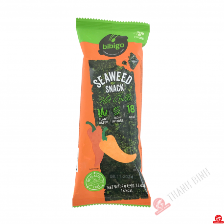 Algues Seaweed Snack hot chilli 4g - Bibigo