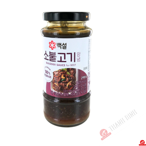 La salsa de la marinada Bulgogi barbacoa de res BEKSUL 290 g Corea