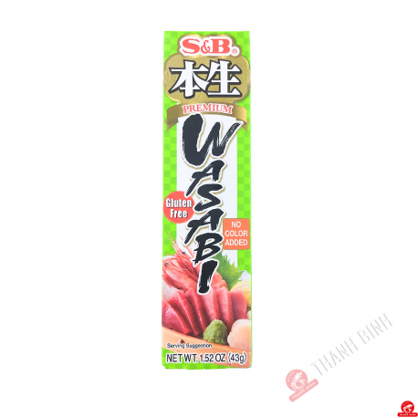 Paste von wasabi in der tube SB 43g JP