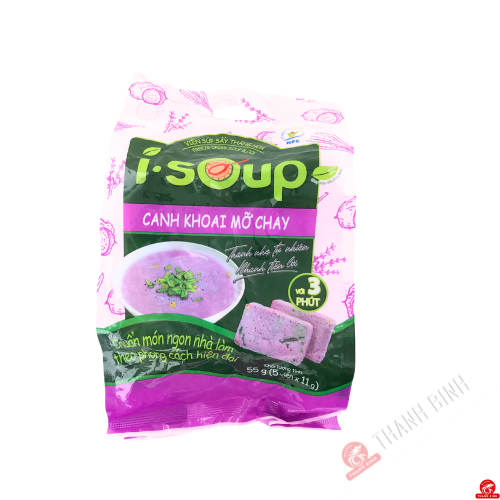 Soupe instantanée aux igname pourpre I-SOUP 5x11g Vietnam