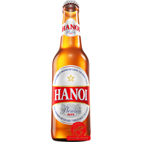 Beer Hanoi bottle HABECO 330ml Vietnam