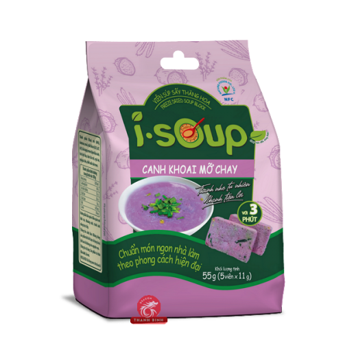 Canh khoai tím ăn liền I-SOUP 5x11g Việt Nam