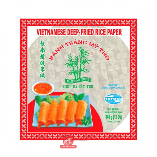 Rice cake 22cm for nems 3 BAMBOO 340g VIETNAM