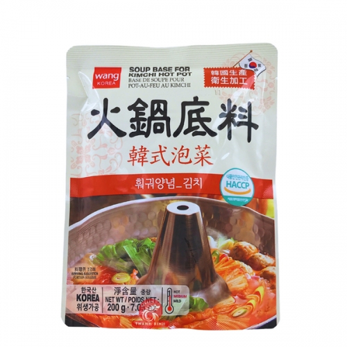 Base de sopa para guiso de kimchi - 200g - Wang Korea