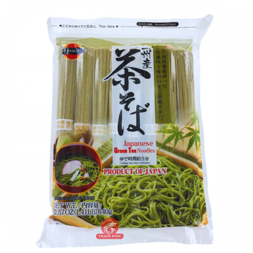 Fideos de té verde seca Chasoba HIME 640g Japón