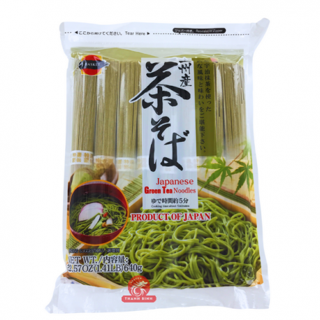 Fideos de té verde seca Chasoba HIME 640g Japón