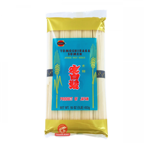 Fideos de trigo japoneses Tomoshiraga Somen 453g