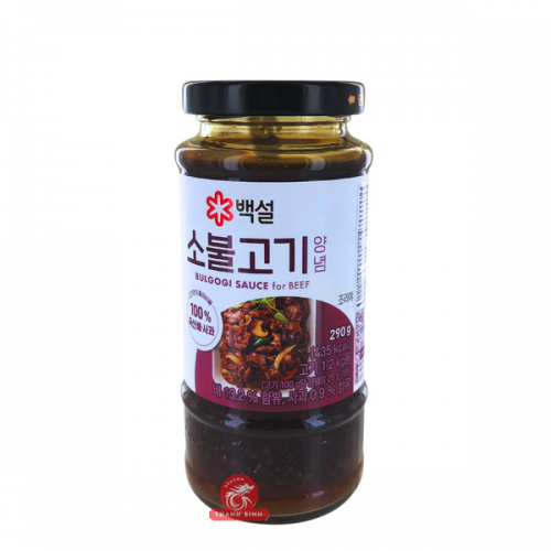 Sauce marinade Bulgogi barbecue beef BEKSUL 290g Korea