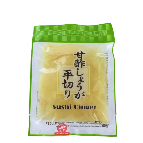 Gari/Gingembre blanc mariné pour sushi - 60g