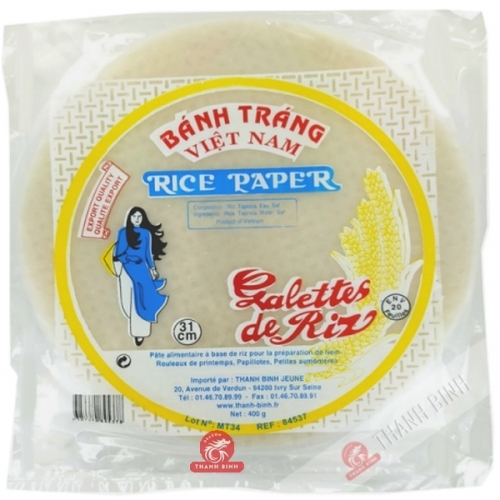 Papel de arroz 31cm de las fna FEUNE FILLE 400g de Vietnam