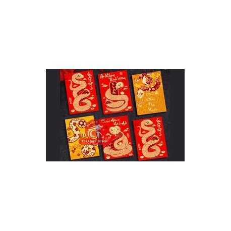 Enveloppe rouge 10pcs MM 8x13cm Vietnam