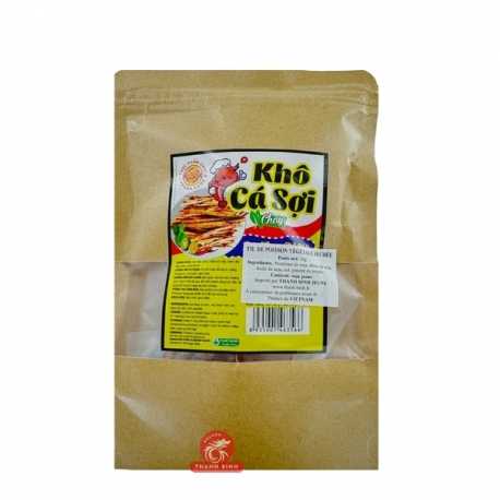Snack de poisson filament végétarien AU LAC 50g Vietnam