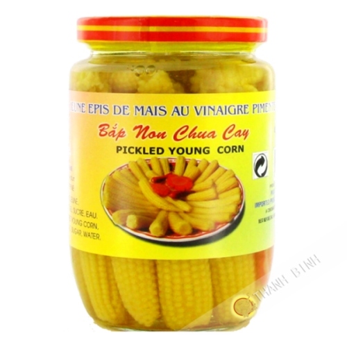 Bắp non ngâm chua cay RỒNG VÀNG 390g Việt Nam