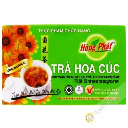 A base de hierbas de té de crisantemo COLGADO PHAT 50g de Vietnam