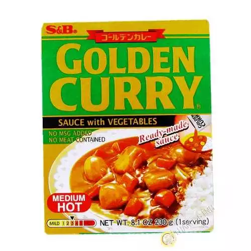 Sauce de curry médium SB 230g Japon