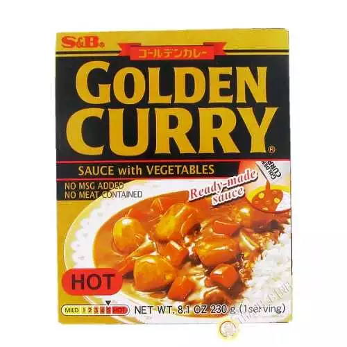 Preparation for curry - vegetables Hot 230g JP