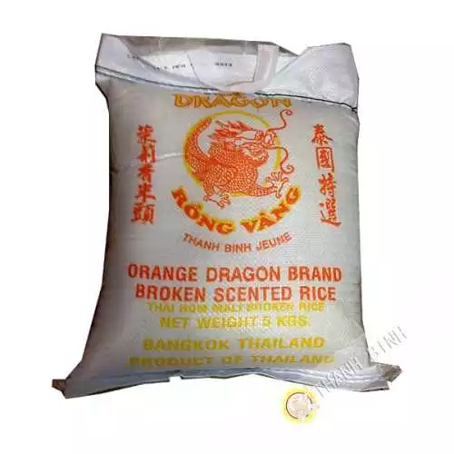 Arroz fragante roto 2 veces DRAGÓN de ORO 5kg Tailandia