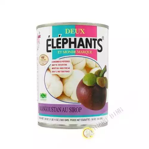 Mangoustan au sirop ELEPHANTS 565g Thailande