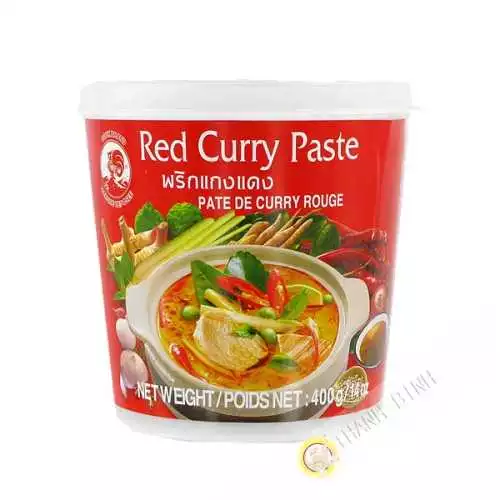 Pate curry rouge 400g