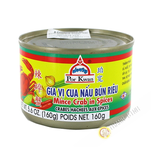 Gia vị cua nấu bún riêu POR KWAN 160g Thái Lan