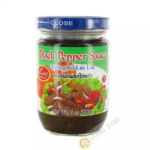 Salsa de pimienta negra LEE 200g de Tailandia