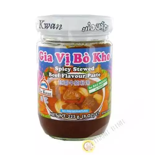 Salsa de guiso de carne de res Bo Kho POR KWAN 225g Tailandia