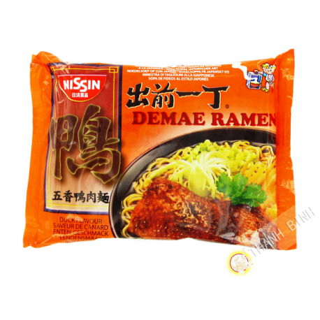 Soupe nouille Ramen Demae canard NISSIN 100g Hongrie