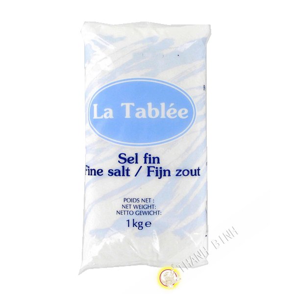 Sel fin 1kg France - Pack de 3 pcs : : Epicerie