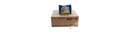 Sopa de fideos Ramen Demae mariscos NISSIN de cartón 30x100g Hungría