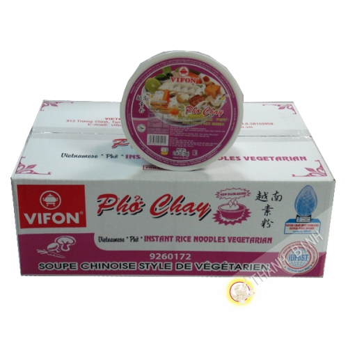 Soupe pho végétarien Bol VIFON carton 12x70g Vietnam
