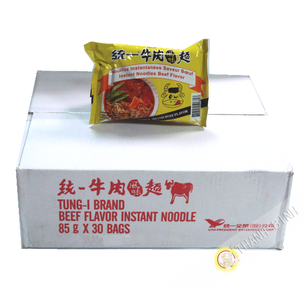 Lot 2x Nouilles/noodles instantanées saveur crevette - carton 40 sachets 70g