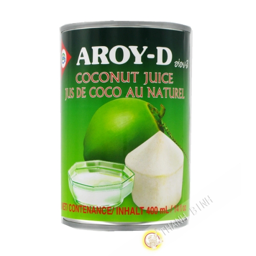 Jugo de coco natural AROY-D 400 ml de Tailandia