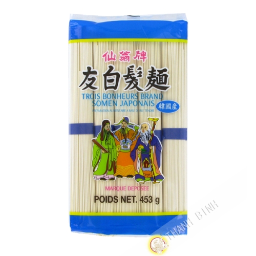 Mì Nhật Somen Tomoshiraga TROIS BONHEURS 453g Hàn Quốc