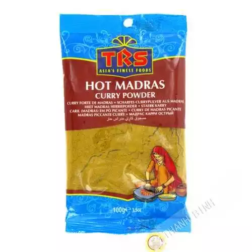 Madras curry en poudre hot 100g Inde